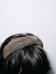 Bronze Sparkle Knot Detail Headband - Image 5 of 9