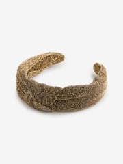 Bronze Sparkle Knot Detail Headband - Image 6 of 9