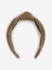 Bronze Sparkle Knot Detail Headband - Image 7 of 9