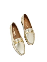 Carvela Comfort Gold Marina Shoes - Image 4 of 6