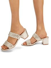 Carvela Twisted Heeled Sandals - Image 1 of 5