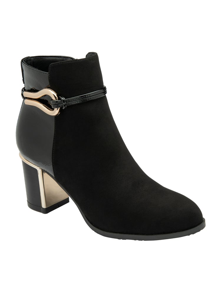 Lotus Black Ankle Boots - Image 1 of 4