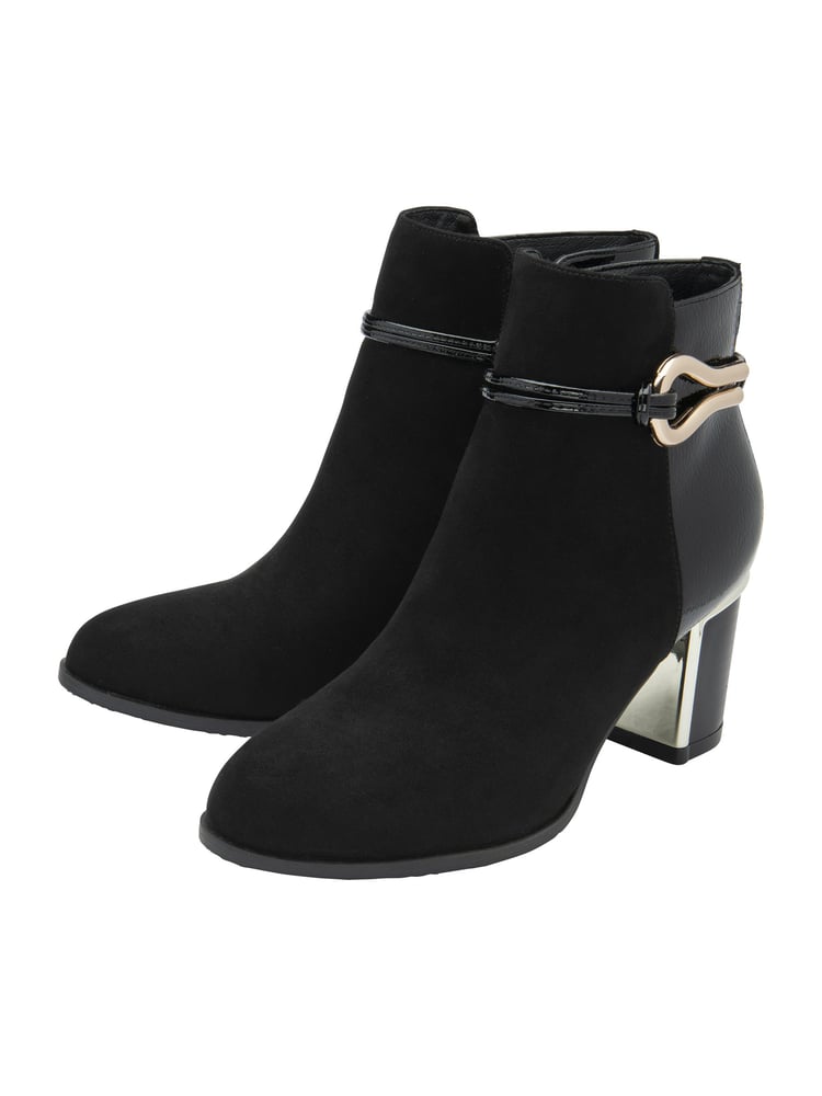 Lotus Black Ankle Boots - Image 2 of 4