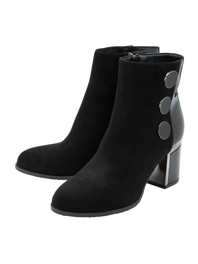 Lotus Black Ankle Boots - Image 2 of 4
