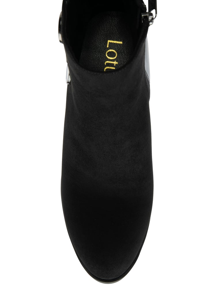 Lotus Black Ankle Boots - Image 4 of 4