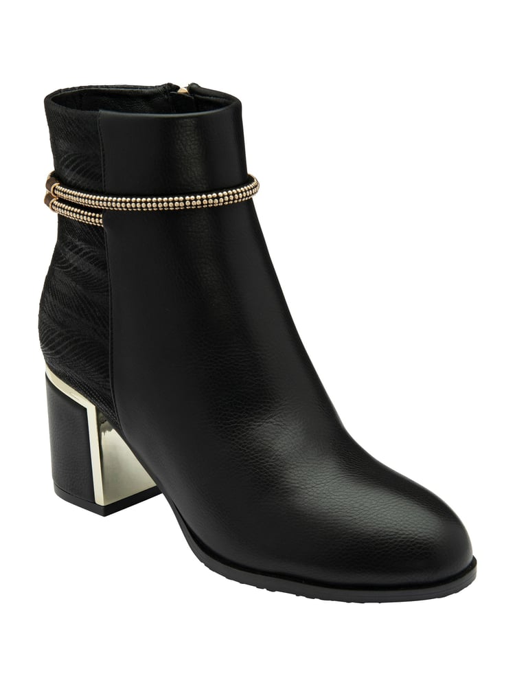 Lotus Black Ankle Boots - Image 1 of 4