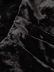 Superdry Black Velvet Maxi Dress - Image 2 of 2