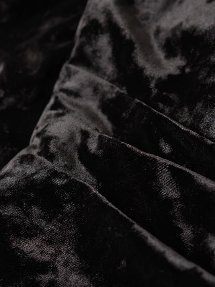 Superdry Black Velvet Maxi Dress - Image 2 of 2