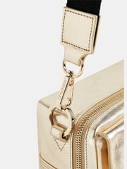 Whistles Gold Bibi Cross-Body Bag - Image 5 of 5