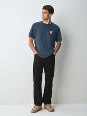 Wrangler Black Original Fit 13MWZ Cowboy Cut 100% Cotton Jeans - Image 3 of 7