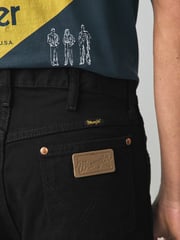 Wrangler Black Original Fit 13MWZ Cowboy Cut 100% Cotton Jeans - Image 5 of 7