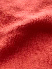 Seasalt Cornwall Red Tamsyn V-Neck Jersey Midi Dress - Image 5 of 5