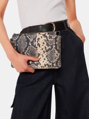 Whistles Multi Elita Snake Effect Double Clutch - Image 1 of 5