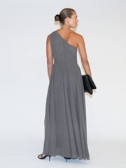 Religion Brown One Shoulder Maxi Dress With Full Skirt - Image 4 of 7