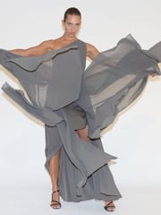 Religion Brown One Shoulder Maxi Dress With Full Skirt - Image 6 of 7