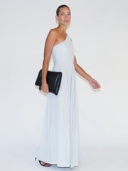 Religion Grey One Shoulder Maxi Dress With Full Skirt - Image 4 of 7
