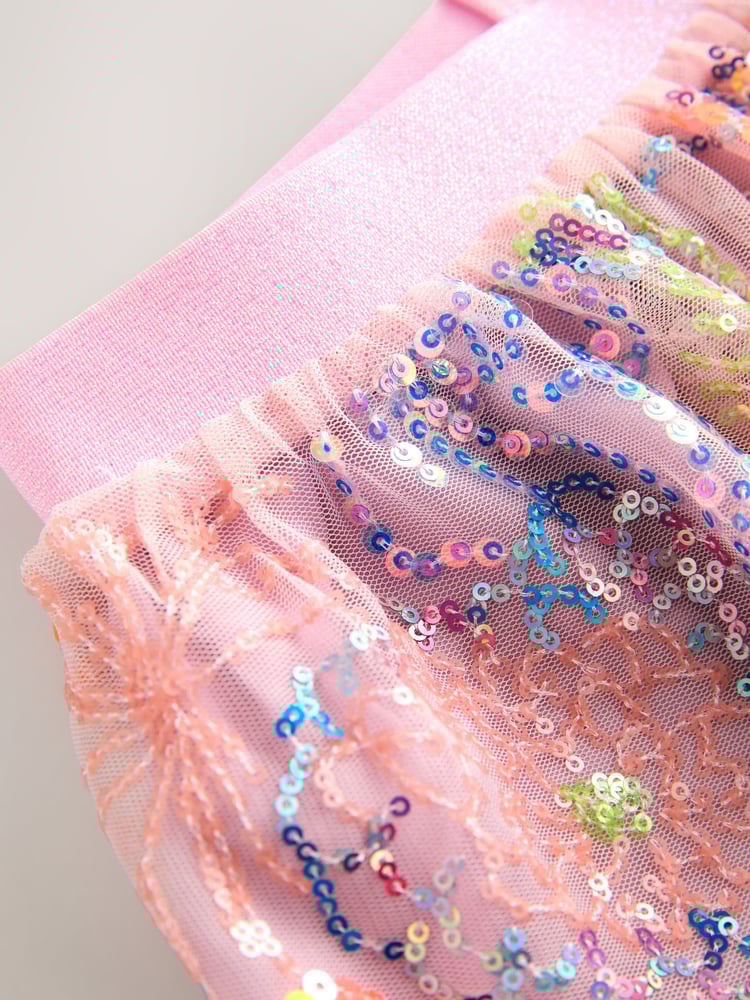 Neon Sequin Skirt (3-16yrs) - Image 8 of 8