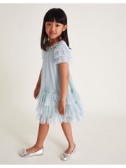 Monsoon Blue Alexandra Ruffle Swing Dress - Image 2 of 5