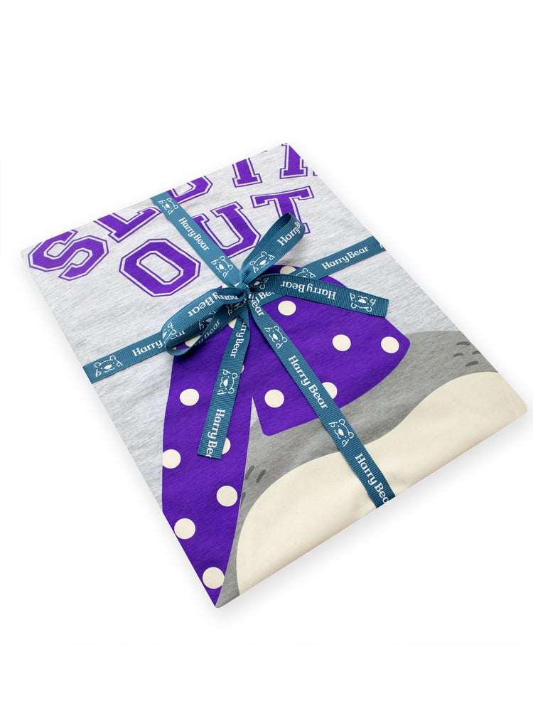 Harry Bear Purple Sloth Short Sleeve Pyjamas - Image 4 of 4