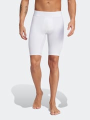 Weiß - adidas Techfit Short Tights - Bild 1 von 5