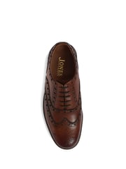 Jones Bootmaker Mens Brown Bertie Oxford Leather Brogues - Image 4 of 6
