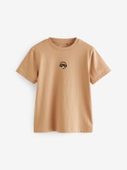 Green/Red/Camel/Purple Short Sleeve Small Graphic T-Shirts 4 Pack (3-16yrs) - Image 5 of 8