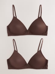 Brown Trainer Bras 2 Pack - Image 1 of 5