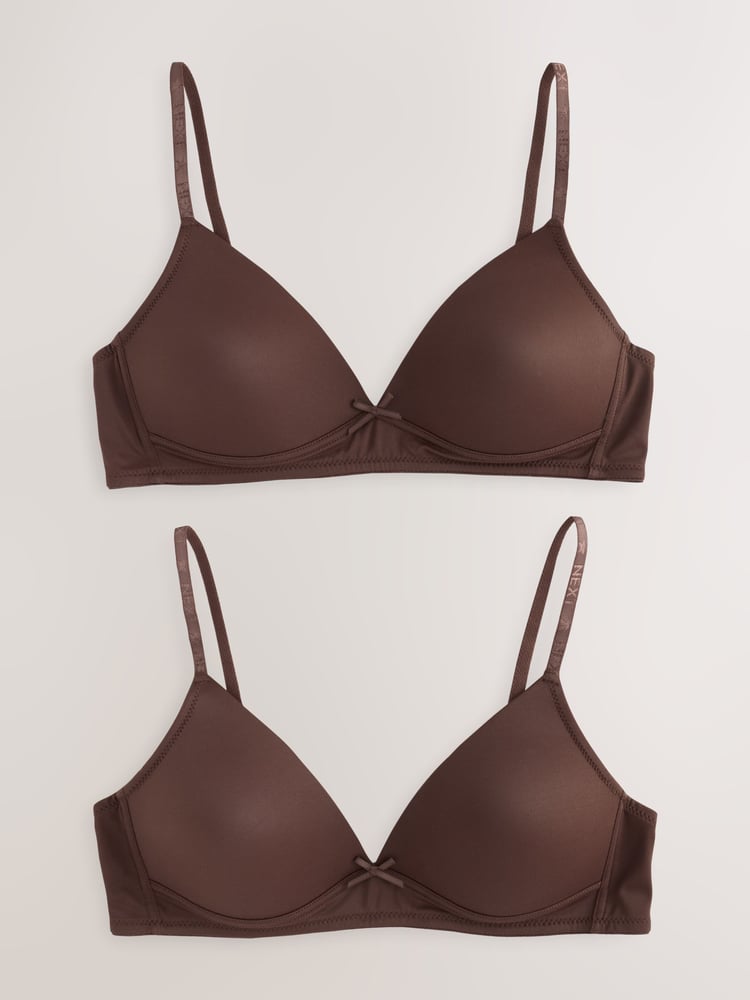 Brown Trainer Bras 2 Pack - Image 1 of 5