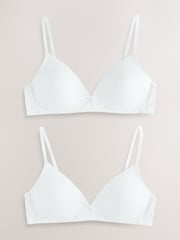 White Trainer Bras 2 Pack - Image 1 of 5