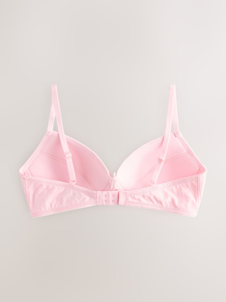 White/Pink Trainer Bras 2 Pack - Image 2 of 5