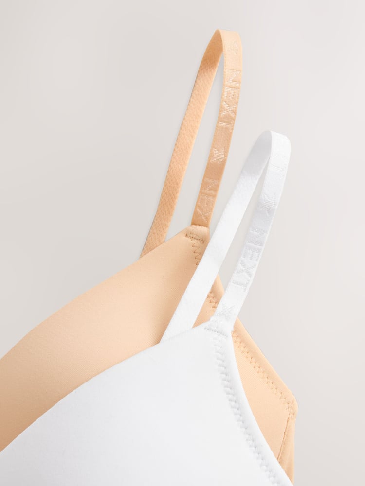 Nude White Trainer Bras 2 Pack - Image 5 of 5