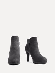 Linzi Grey Layara Platform Ankle Boots With Stiletto Heels - Image 3 of 5