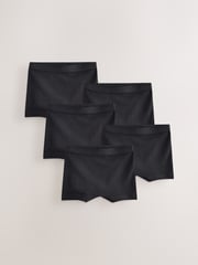 Black Short Briefs 5 Pack (2-16yrs) - Image 1 of 5