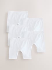 White Shorts Long Leg Briefs 5 Pack (2-16yrs) - Image 1 of 9