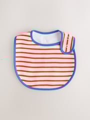 Bright Stripe Baby Stripe Bibs 5 Pack - Image 2 of 6