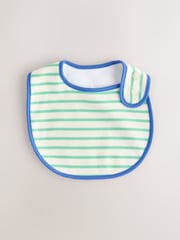 Bright Stripe Baby Stripe Bibs 5 Pack - Image 4 of 6