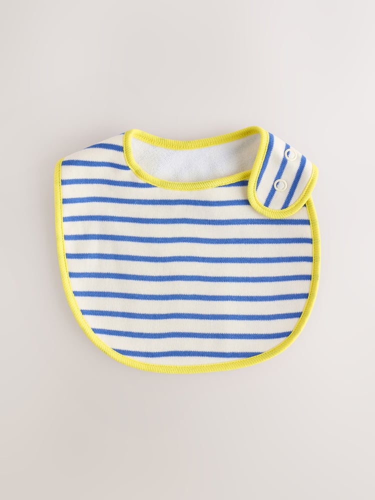 Bright Stripe Baby Stripe Bibs 5 Pack - Image 6 of 6