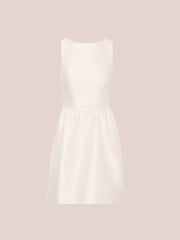 Adrianna Papell Pearl Mikado White Dress - Image 6 of 7