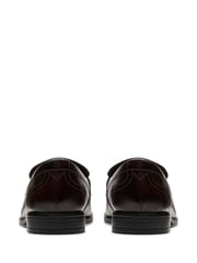 Clarks Dark Brown Leather Brandon Step Loafers - Image 5 of 7