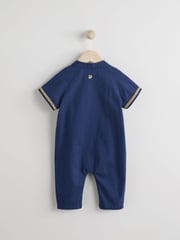 Navy Occasion Baby Romper (0mths-2yrs) - Image 2 of 5