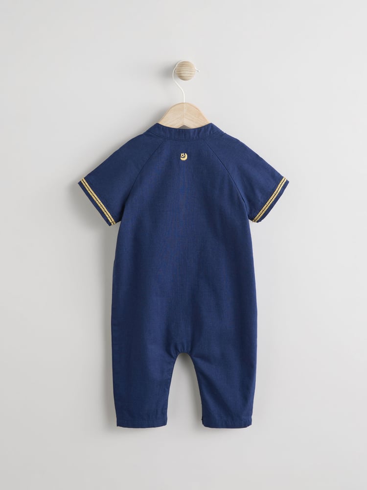 Navy Occasion Baby Romper (0mths-2yrs) - Image 2 of 5
