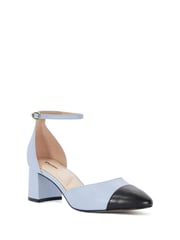 Dune London Blue Careless 2 Part Toe Cap Ballet Open Courts - Image 3 of 6