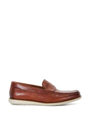 Dune London Brown Wide Fit Berkly Sole Loafers - Image 2 of 6