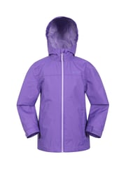 Mountain Warehouse Purple Kids Torrent Waterproof Jacket - Image 1 of 5