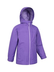 Mountain Warehouse Purple Kids Torrent Waterproof Jacket - Image 2 of 5
