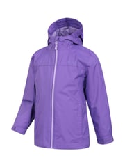 Mountain Warehouse Purple Kids Torrent Waterproof Jacket - Image 4 of 5