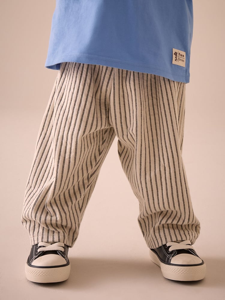 Blue Cat Character Short Sleeve 100% Cotton T-Shirt and Wide Trousers Set (3mths-7yrs) - Image 4 of 4
