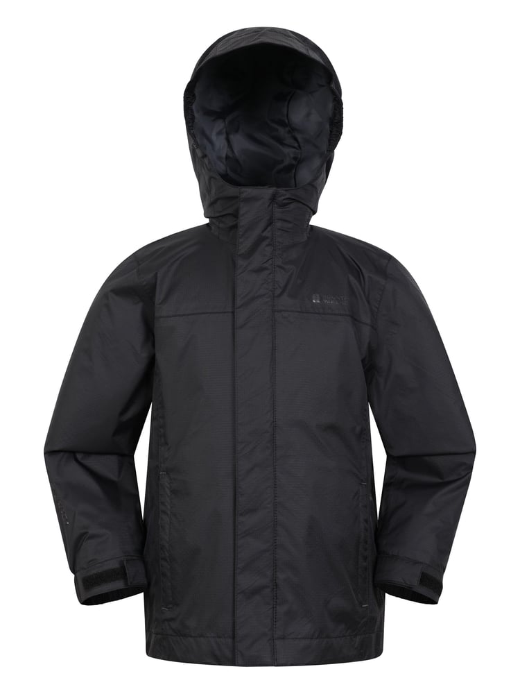 Mountain Warehouse Black Kids Torrent Waterproof Jacket - Image 1 of 5