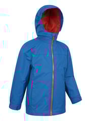 Mountain Warehouse Blue Kids Torrent Waterproof Jacket - Image 2 of 5
