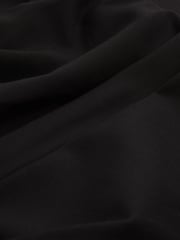 Reiss Black Arwen Strapless Pleated Midi Dress - Image 5 of 5